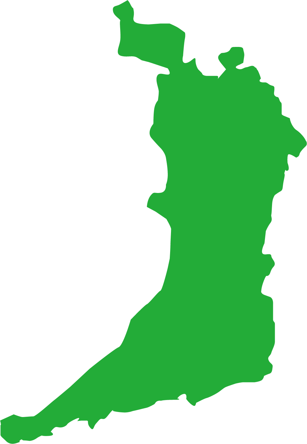 大阪府の地図