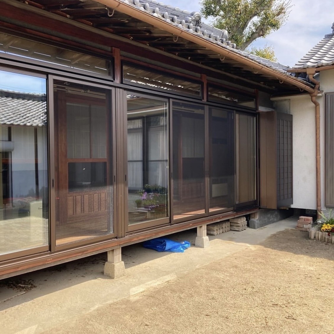 きぼう建設 | 河南町　掃き出し窓